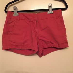 Light red Jcrew shorts